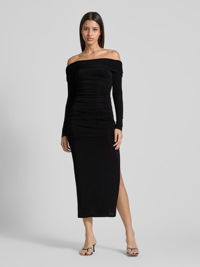 Jake*s Cocktail Midikleid im Off-Shoulder-Design Black 4