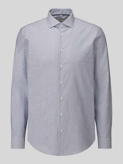 Jake*s Slim Fit Businesshemd mit Rückenpasse Royal 2