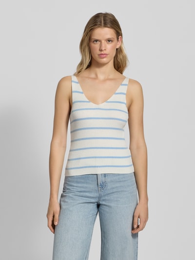 Only Slim Fit Tank Top aus Viskose-Mix Modell 'MEDDI' Ecru 4