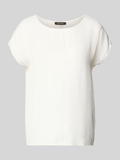 MORE & MORE T-Shirt mit U-Boot-Ausschnitt Offwhite 2