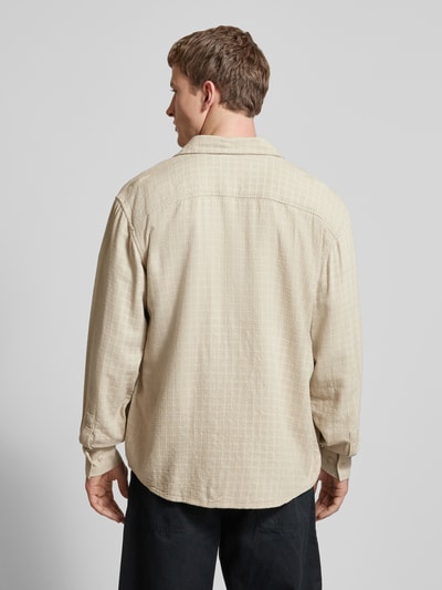 Only & Sons Regular fit vrijetijdsoverhemd van viscosemix, model 'LATHAM' Beige - 5