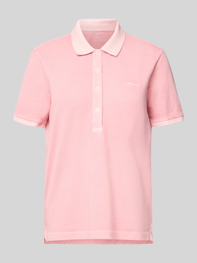 Gant Poloshirt mit kurzer Knopfleiste Pink 2