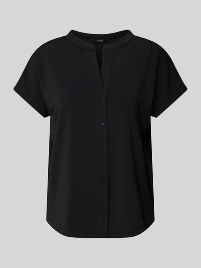 Someday Bluse in unifarbenem Design Modell 'Kanissa' Black 1