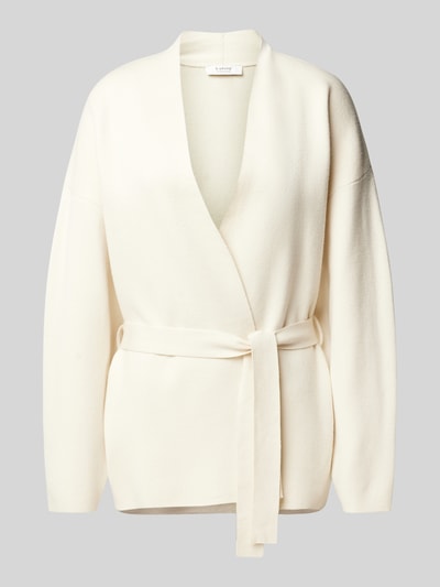 B.Young Cardigan mit Bindegürtel Modell 'Otari' Offwhite 2