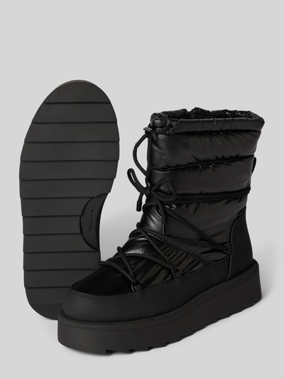 Tamaris Snow Boots in metallic Black 4