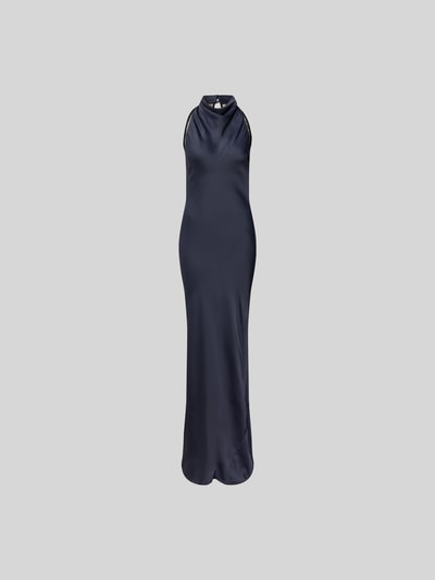 ROTATE Maxikleid mit Stehkragen Graphit 2