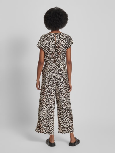 B.Young Jumpsuit met strikceintuur, model 'Joella' Zwart - 5