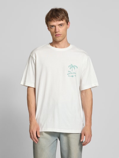 Only & Sons T-Shirt mit Stitching-Detail Modell 'MILO' Weiss 4