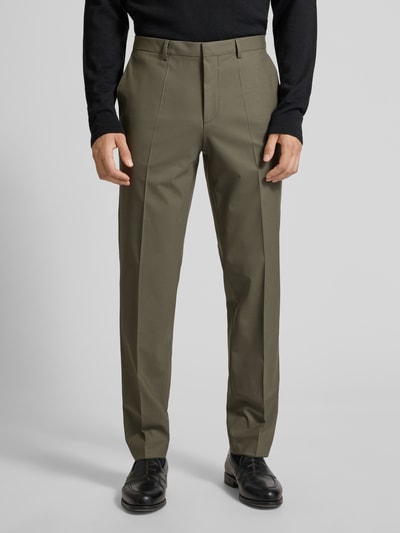 HUGO Slim fit pak met 2-knoopscolbert Olijfgroen - 6