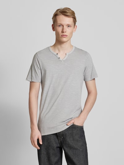 Jack & Jones T-Shirt mit V-Ausschnitt Hellgrau 4