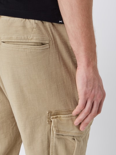 REVIEW Cargohose mit Label-Detail Beige 3