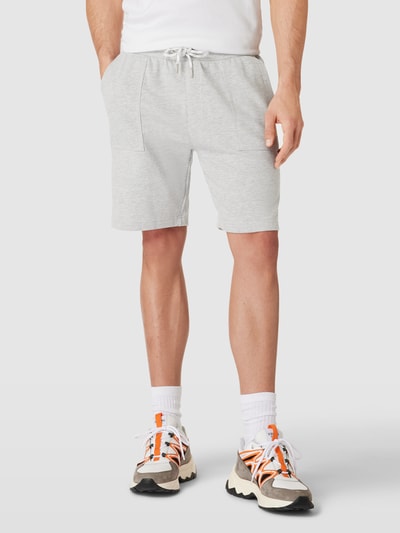 HECHTER PARIS Sweatshorts met steekzakken opzij Zilver - 4