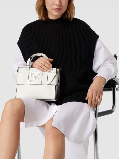 ARMANI EXCHANGE Handtas met sierriem in offwhite online kopen P C