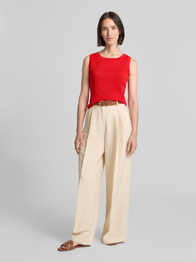 monari Tanktop in Strick-Optik Cognac 1