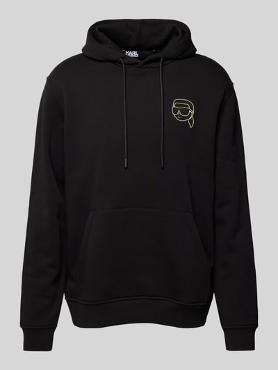 Karl Lagerfeld Hoodie mit Logo-Print Black 2