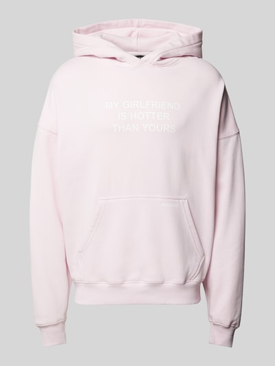 Pegador Hoodie mit Statement-Print Modell 'LOBOS' Pink 2