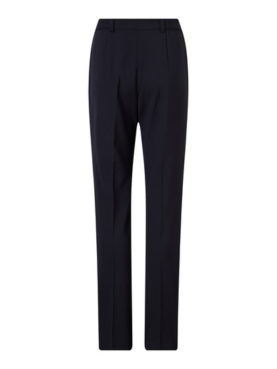 Raphaela By Brax Slim fit stoffen broek van viscosemix, model 'Silvia' Marineblauw - 3