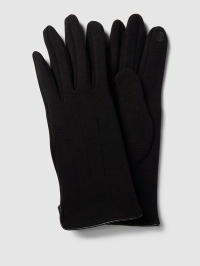 EEM Touchscreen-Handschuhe in Melange-Optik Black 1