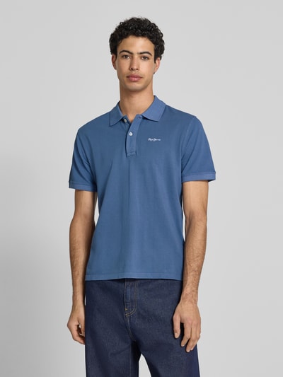 Pepe Jeans Regular Fit Poloshirt aus reiner Baumwolle Modell 'OSCAR' Royal 4
