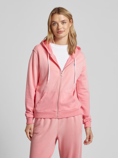 Polo Ralph Lauren Sweatjacke mit Logo-Stitching Pink 4