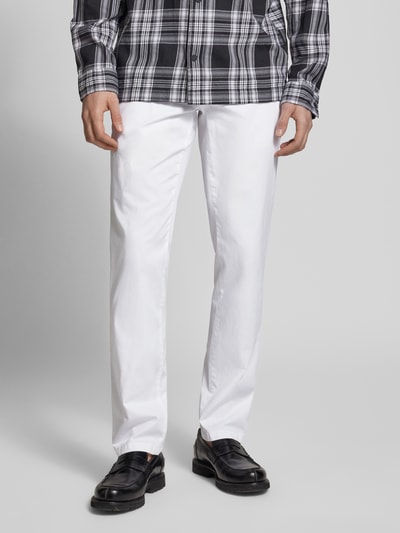Brax Regular Fit Chino mit Paspeltasche Modell 'EVEREST' Weiss 4