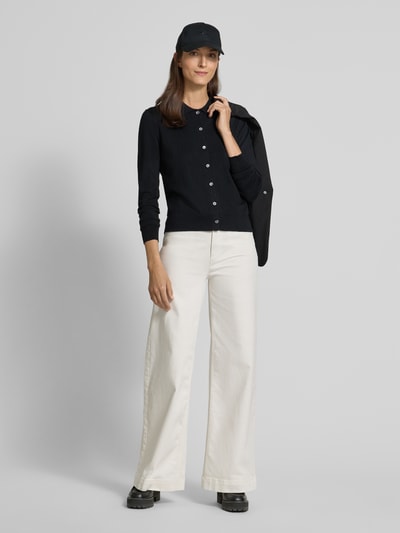 Polo Ralph Lauren Cardigan mit Umlegekragen und Logo-Stitching Black 1