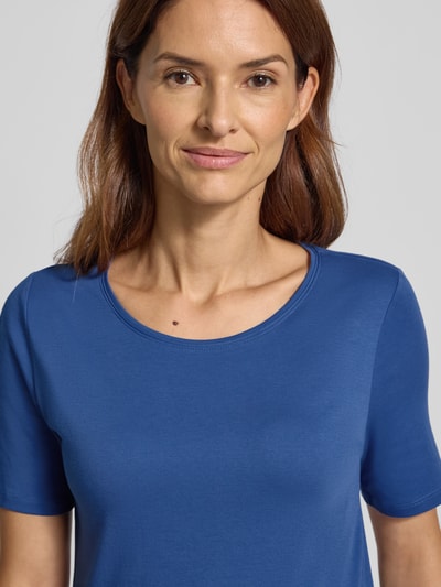 s.Oliver RED LABEL T-shirt o kroju regular fit z czystej bawełny Niebieski 3