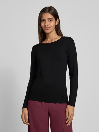 FREE/QUENT Longsleeve mit Rundhalsausschnitt Modell 'Liana' Black 4