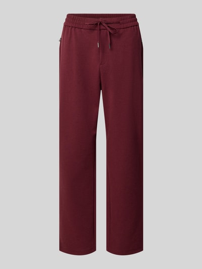 s.Oliver RED LABEL Regular Fit Jogpants mit Viskose-Anteil Bordeaux 2