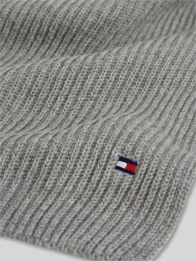 Tommy Hilfiger Schal mit Logo-Detail Hellgrau 3