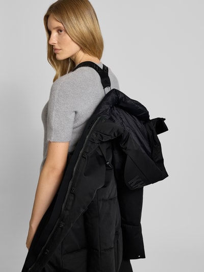 khujo Lange jas met capuchon, model 'LUGGS' Zwart - 3