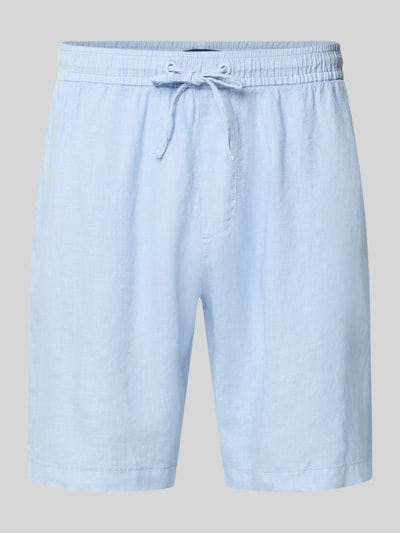 Produktfoto, Shorts mit elastischem Bund und Gesäßtasche von MCNEAL in Hellblau, reine Baumwolle, Regular Fit, glatte Textur