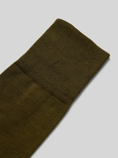 Falke Sokken met labelprint  Donkergroen - 2