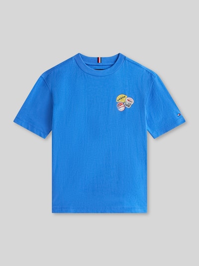Tommy Hilfiger Kids Regular Fit T-Shirt aus reiner Baumwolle Royal 2