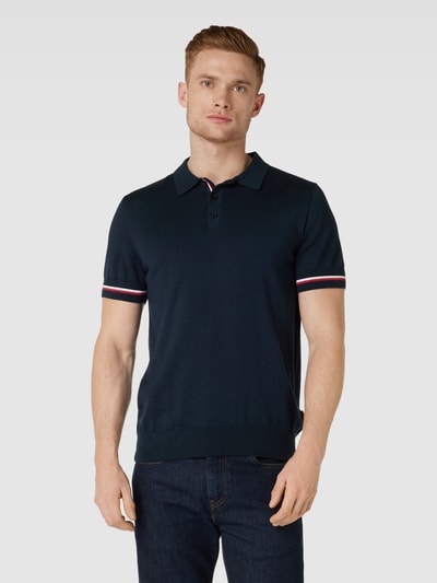 HECHTER PARIS Poloshirt mit Kontraststreifen Hellblau 4