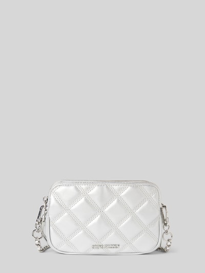 Steve Madden Handtasche mit Steppnähten Modell 'MARVIS' Silber 4