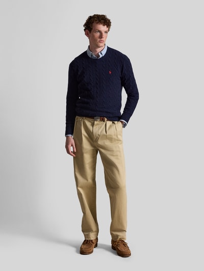 Polo Ralph Lauren Regular Fit Pullover aus Woll-Kaschmir-Mix Marine 1