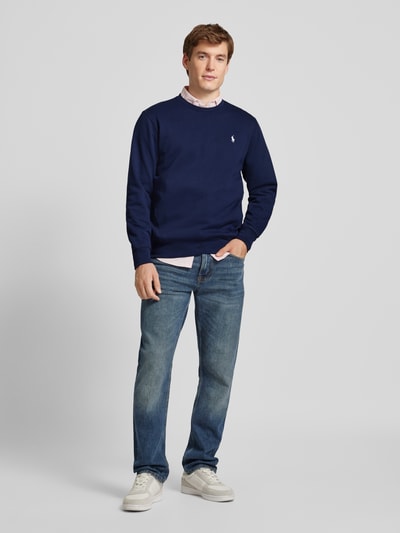 Polo Ralph Lauren Sweatshirt met labelstitching Marineblauw - 1