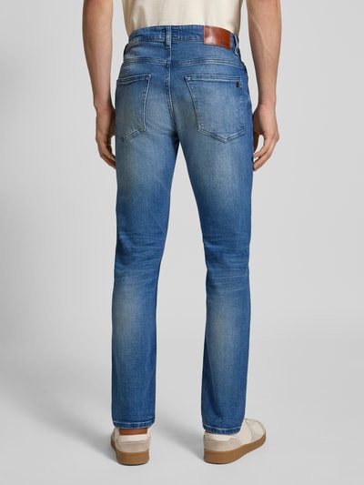 BOSS Orange Slim Fit Jeans aus Baumwoll-Mix Modell 'DELAWARE BO' Hellblau 5