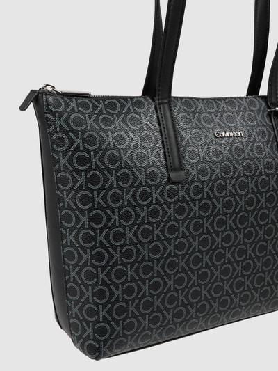 CK Calvin Klein Shopper mit Logo-Muster  Black 4