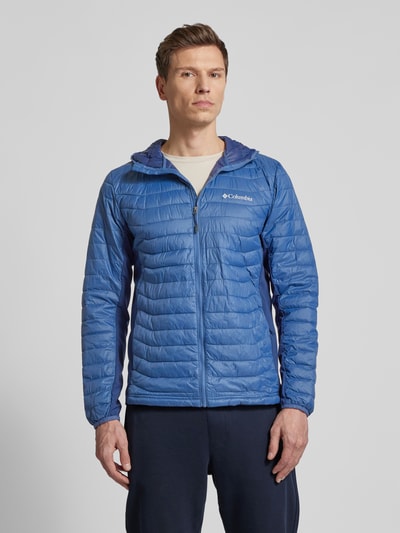 COLUMBIA Jacke mit Label-Print Modell 'Powder Pass Hybrid' Marine 4