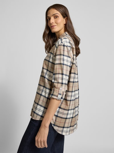 Barbour Relaxed fit overhemdblouse van puur katoen, model 'ELISHAW' Wit - 3