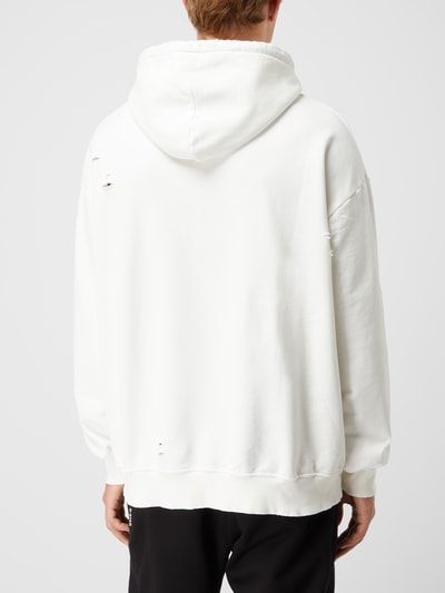 Progetto7 Hoodie im Destroyed-Look Offwhite 5