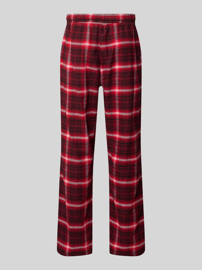 HUGO Comfort Fit Pyjama-Hose aus reiner Baumwolle Modell 'LOUK' Bordeaux 3