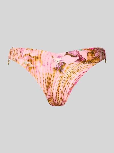 GUESS Bikini-Slip im Allover-Look Modell 'INES BRAZILIAN' Rosa 3