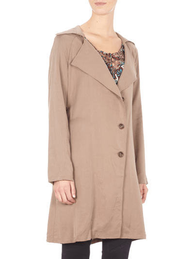 Glamorous Trenchcoat aus reiner Viskose Sand 4