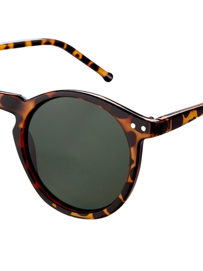 REVIEW Sonnenbrille mit Animalmuster Mittelbraun 2