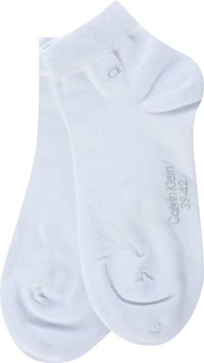 CK Calvin Klein Quarter Socken im 2er-Pack Weiss 3