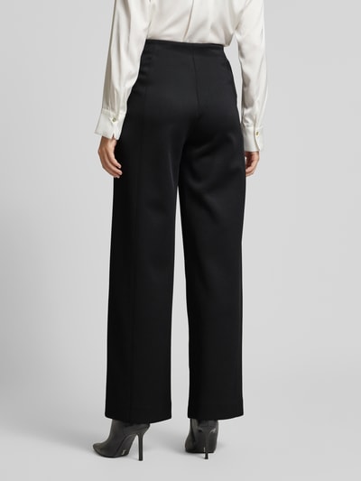 MaxMara Leisure Relaxed Fit Stoffhose mit Stretch-Anteil Modell 'LAERTE' Black 5