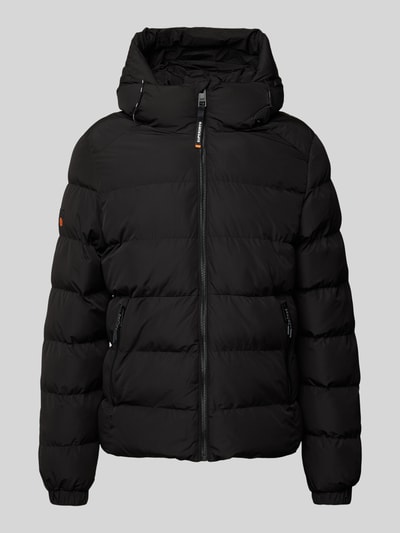 Superdry Steppjacke mit Reißverschlusstaschen Black 2